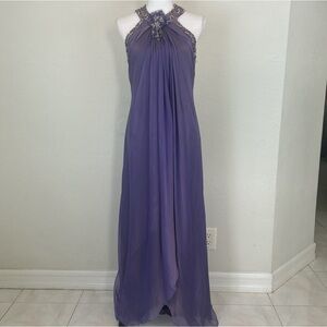 Mikael Aghal beautiful halter gown